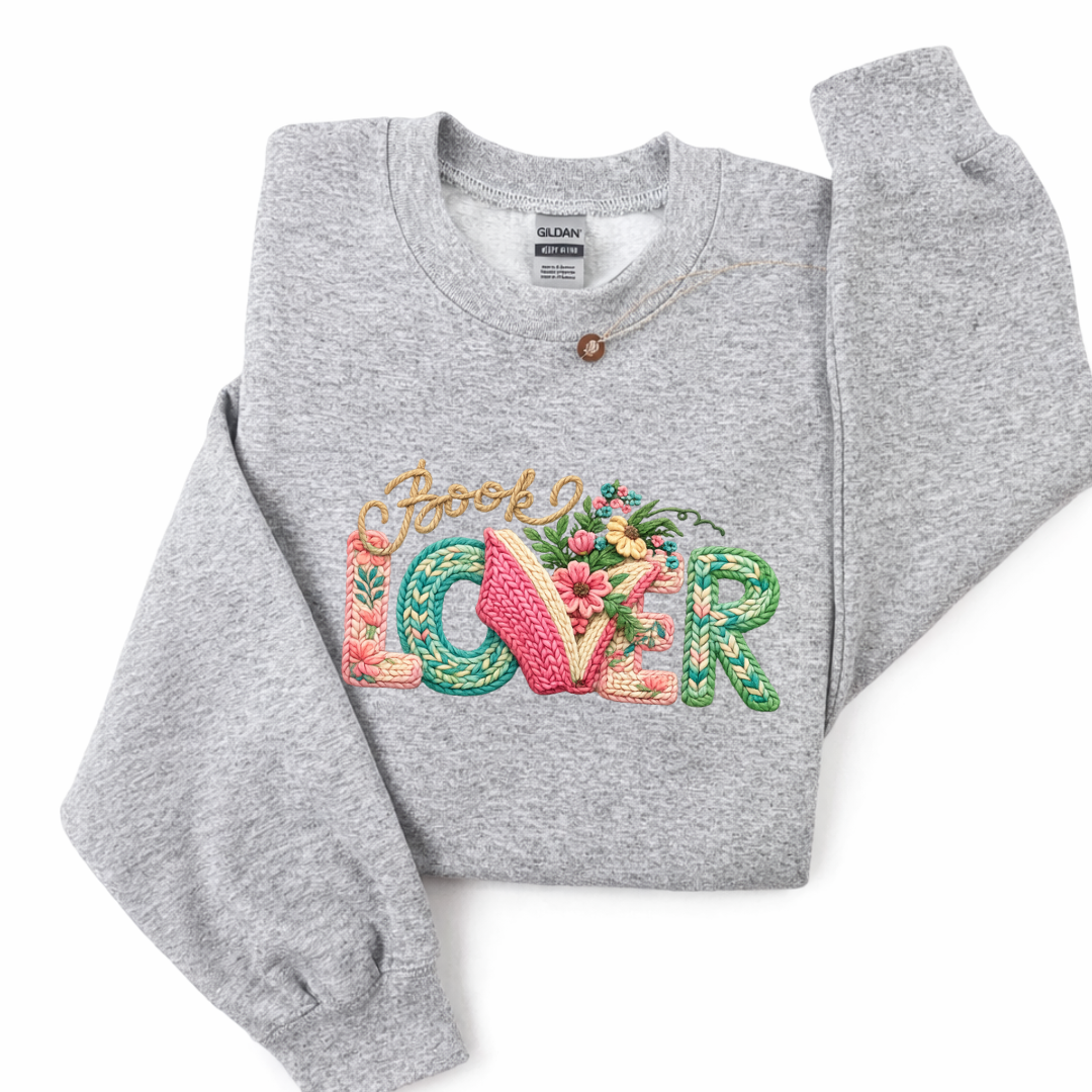 Faux Stitch Book Lover Tees/Crewnecks/Hoodies