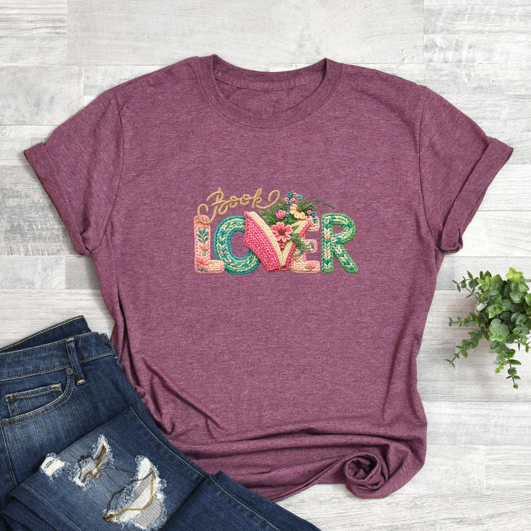 Faux Stitch Book Lover Tees/Crewnecks/Hoodies