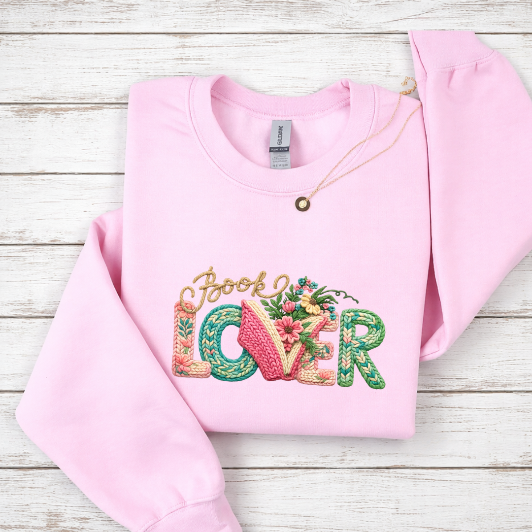 Faux Stitch Book Lover Tees/Crewnecks/Hoodies