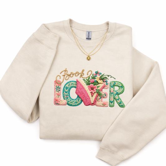 Faux Stitch Book Lover Tees/Crewnecks/Hoodies