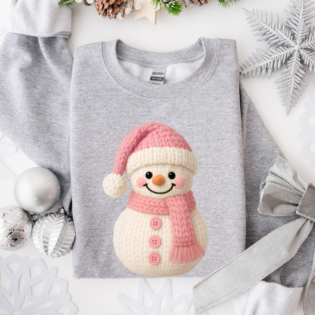 Yarn Snowman Tees/Crewnecks