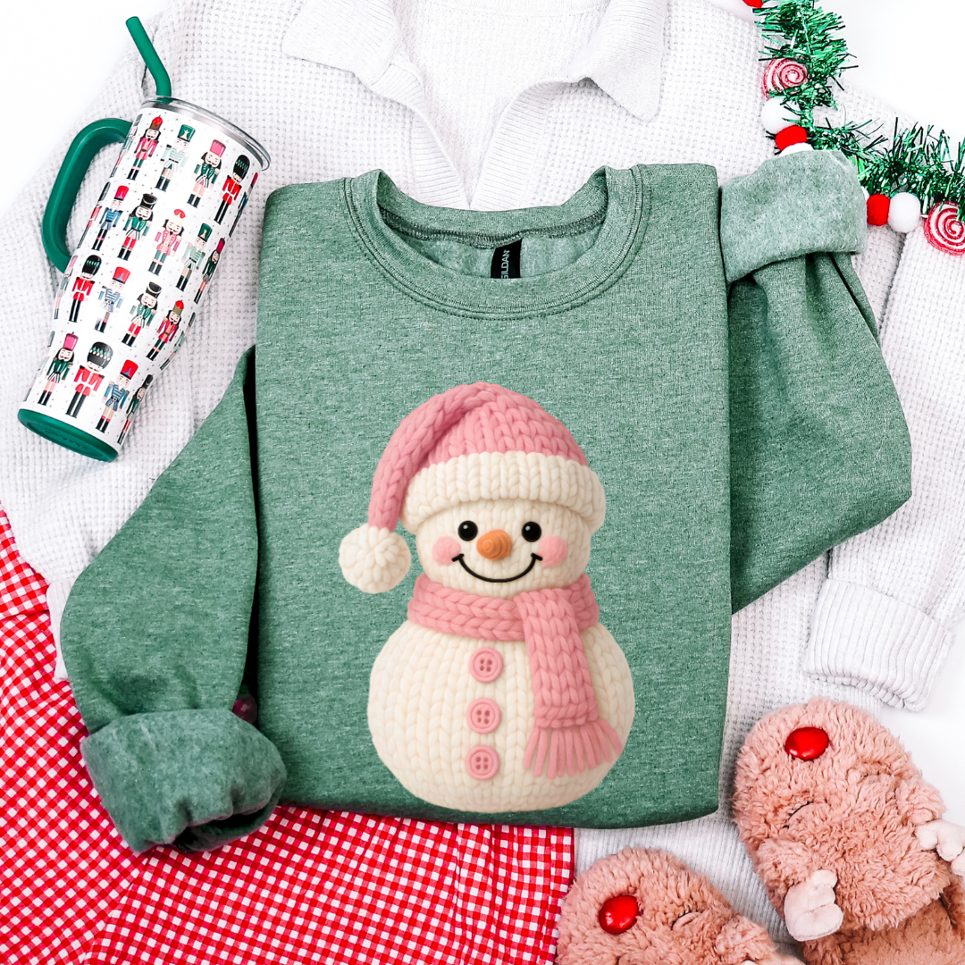 Yarn Snowman Tees/Crewnecks