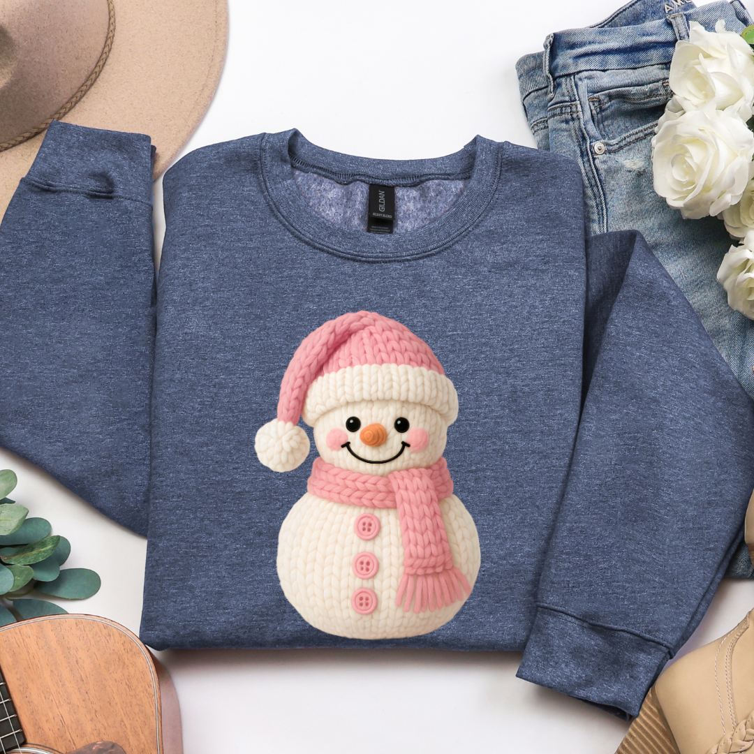 Yarn Snowman Tees/Crewnecks