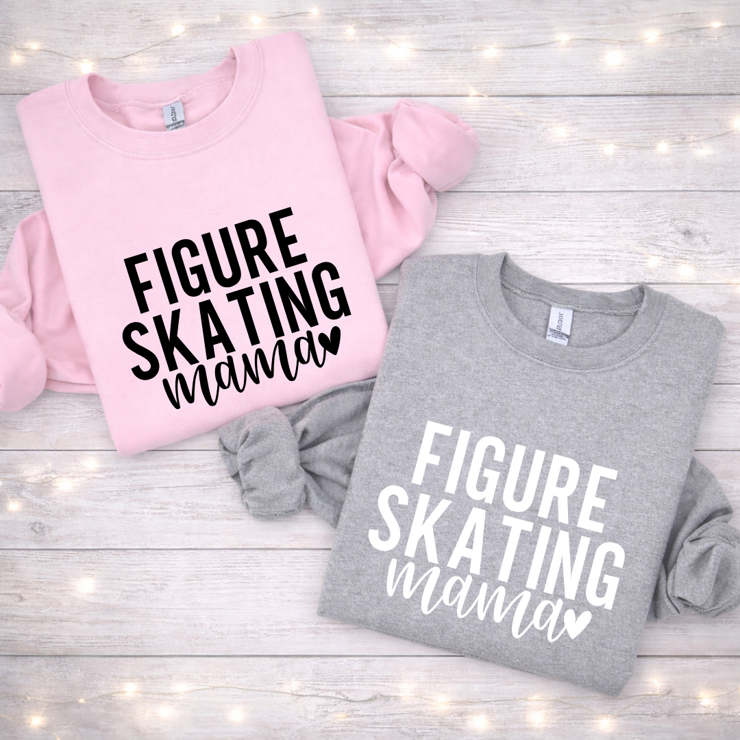 Figure Skating Mama Tees/Crewnecks/Hoodies