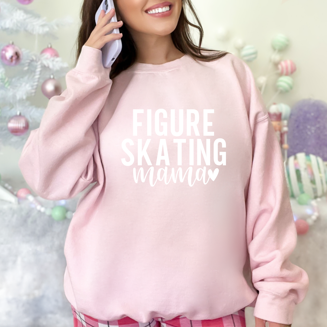 Figure Skating Mama Tees/Crewnecks/Hoodies