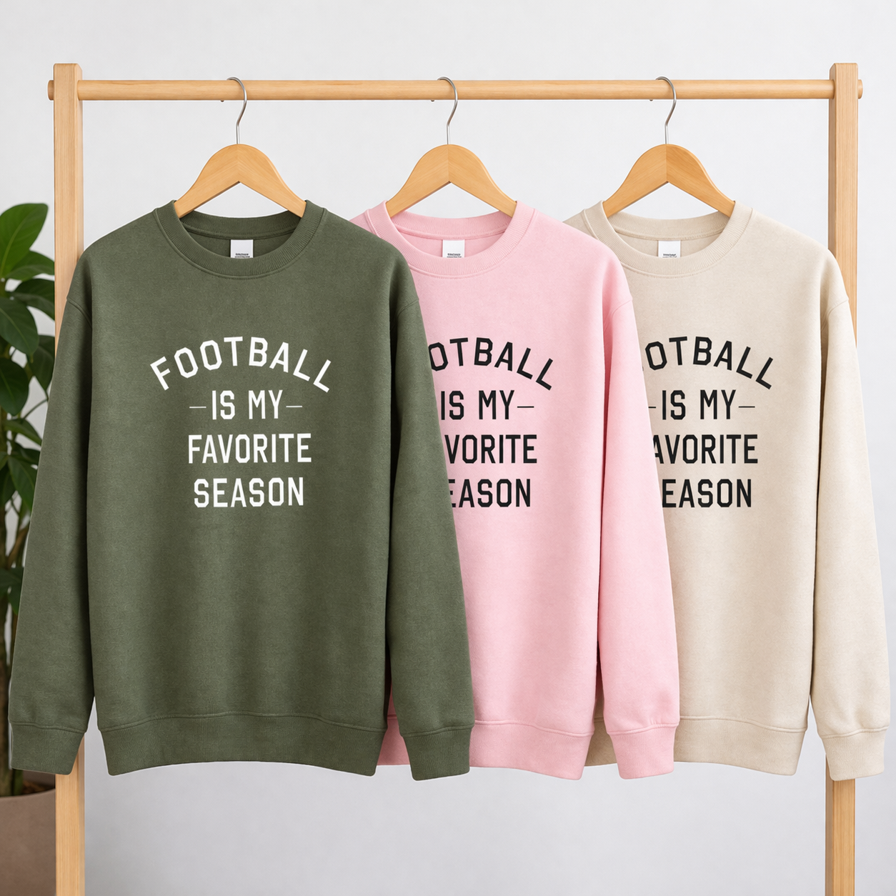 Football Is My Favorite Season Tees/Crewnecks/Hoodies