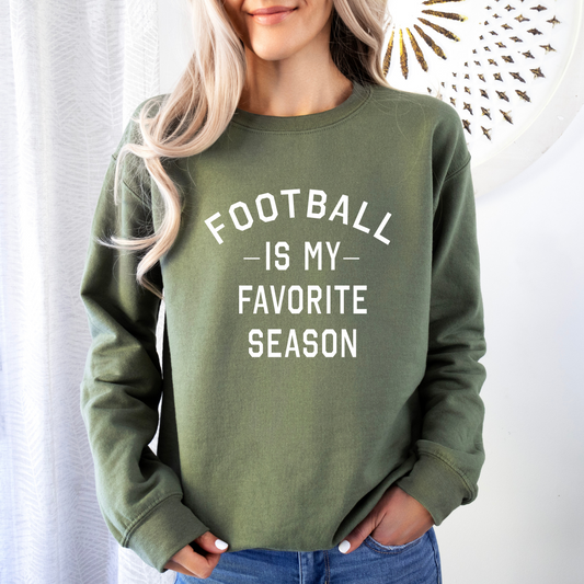 Football Is My Favorite Season Crewnecks
