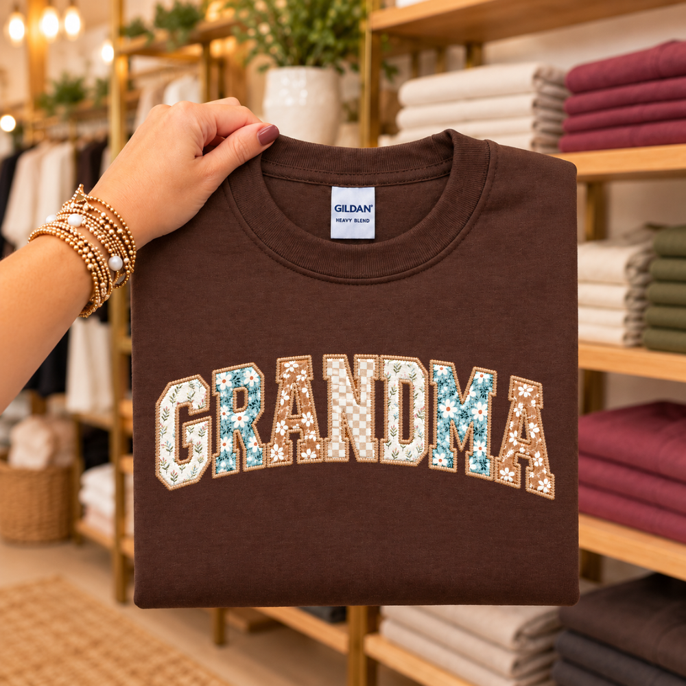 GRANDMA Faux Patchwork