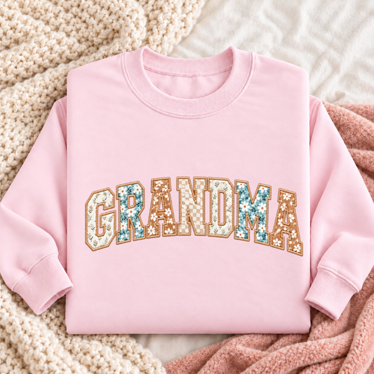 GRANDMA Faux Patchwork