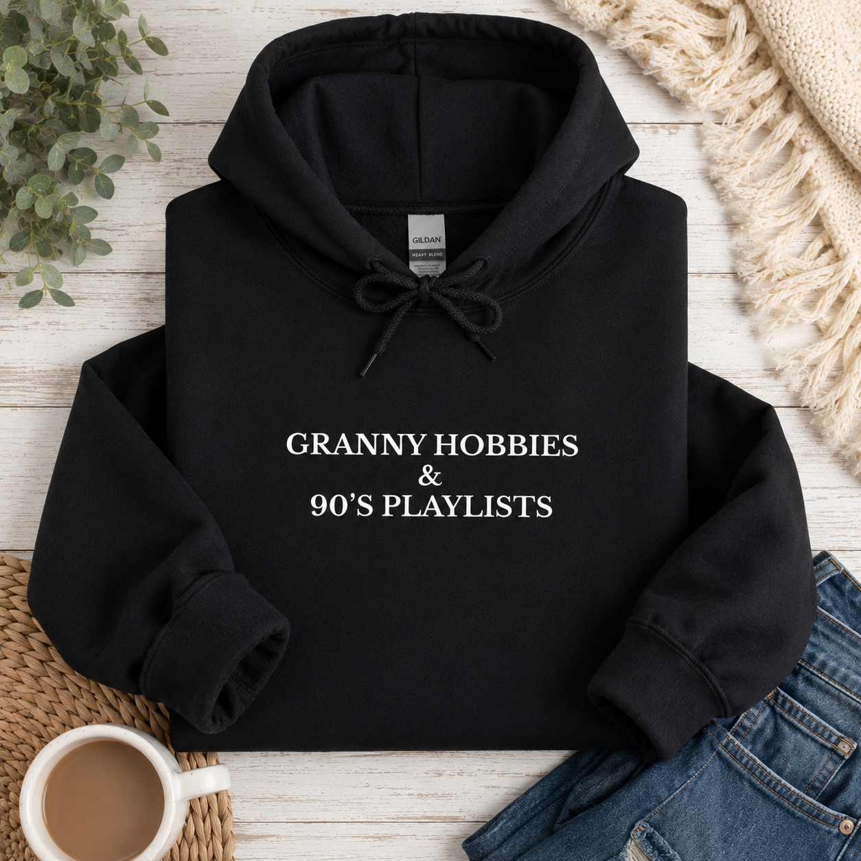 Granny Hobbies & 90s Playlists Tees/Crewnecks/Hoodies