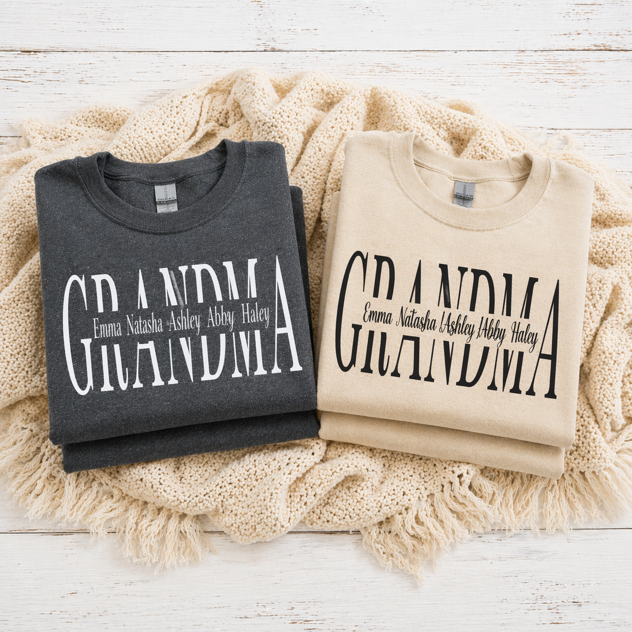 Mom - Grandma - Nana - Etc. Personalized Name Crewnecks