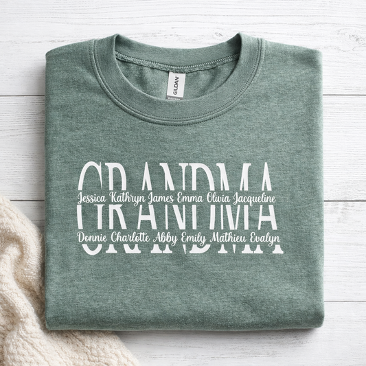 Mom - Grandma - Nana - Etc. Personalized Name Crewnecks