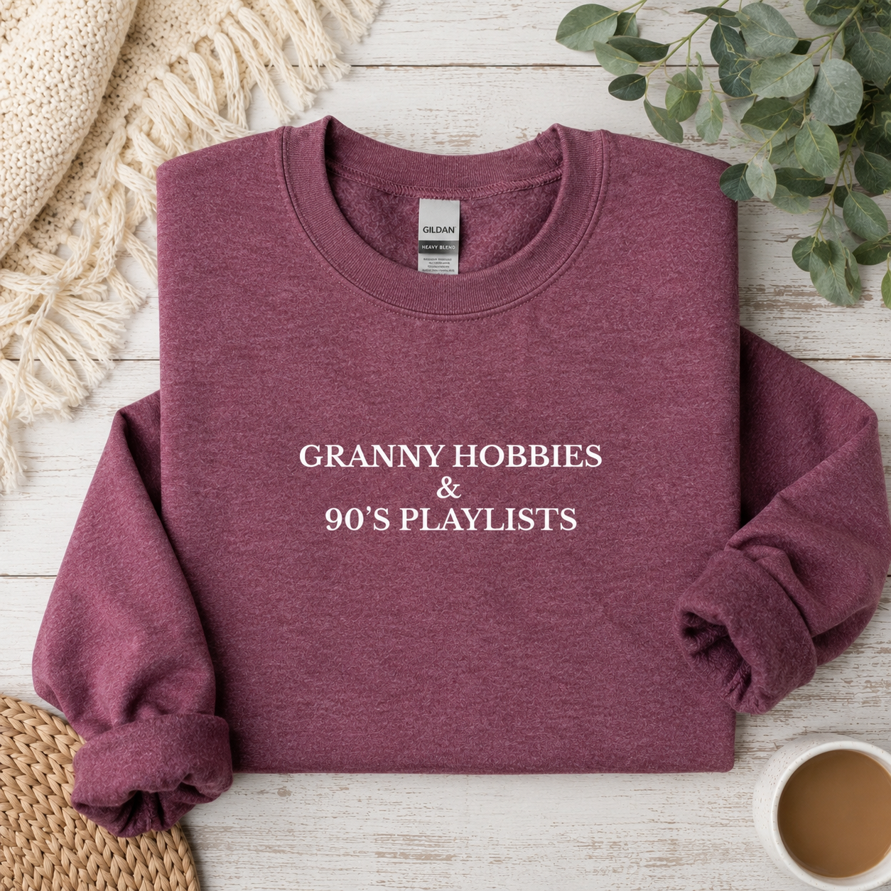Granny Hobbies & 90s Playlists Tees/Crewnecks/Hoodies