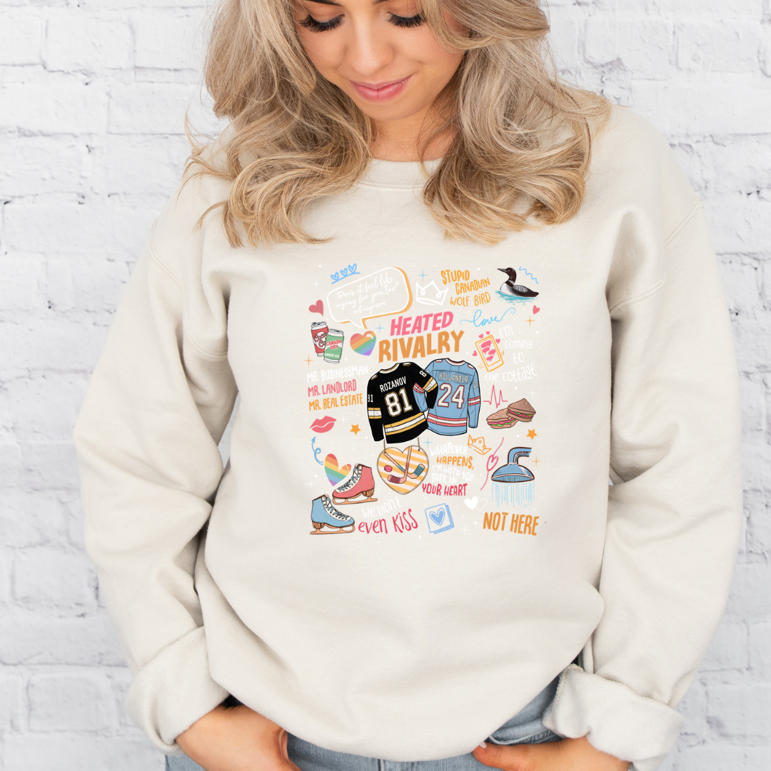 Heated Rivalry Crewnecks