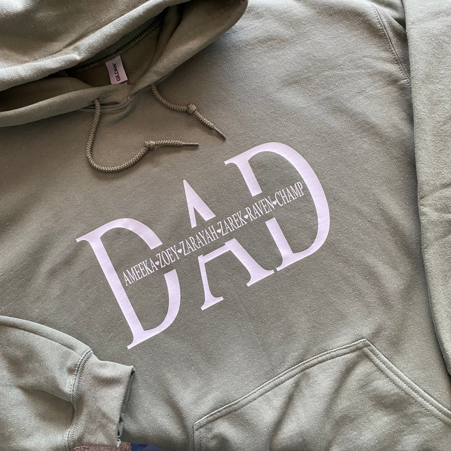 Dad - Grandpa - Papa, etc. Personalized Hoodies