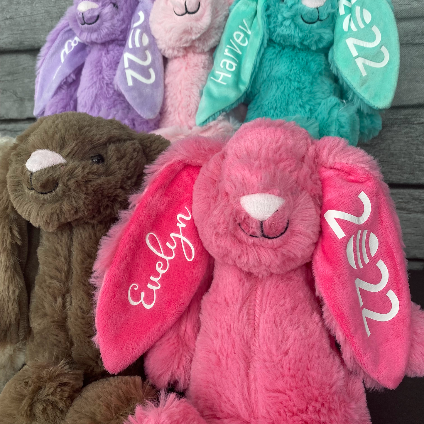 Personalized Easter Bunnies