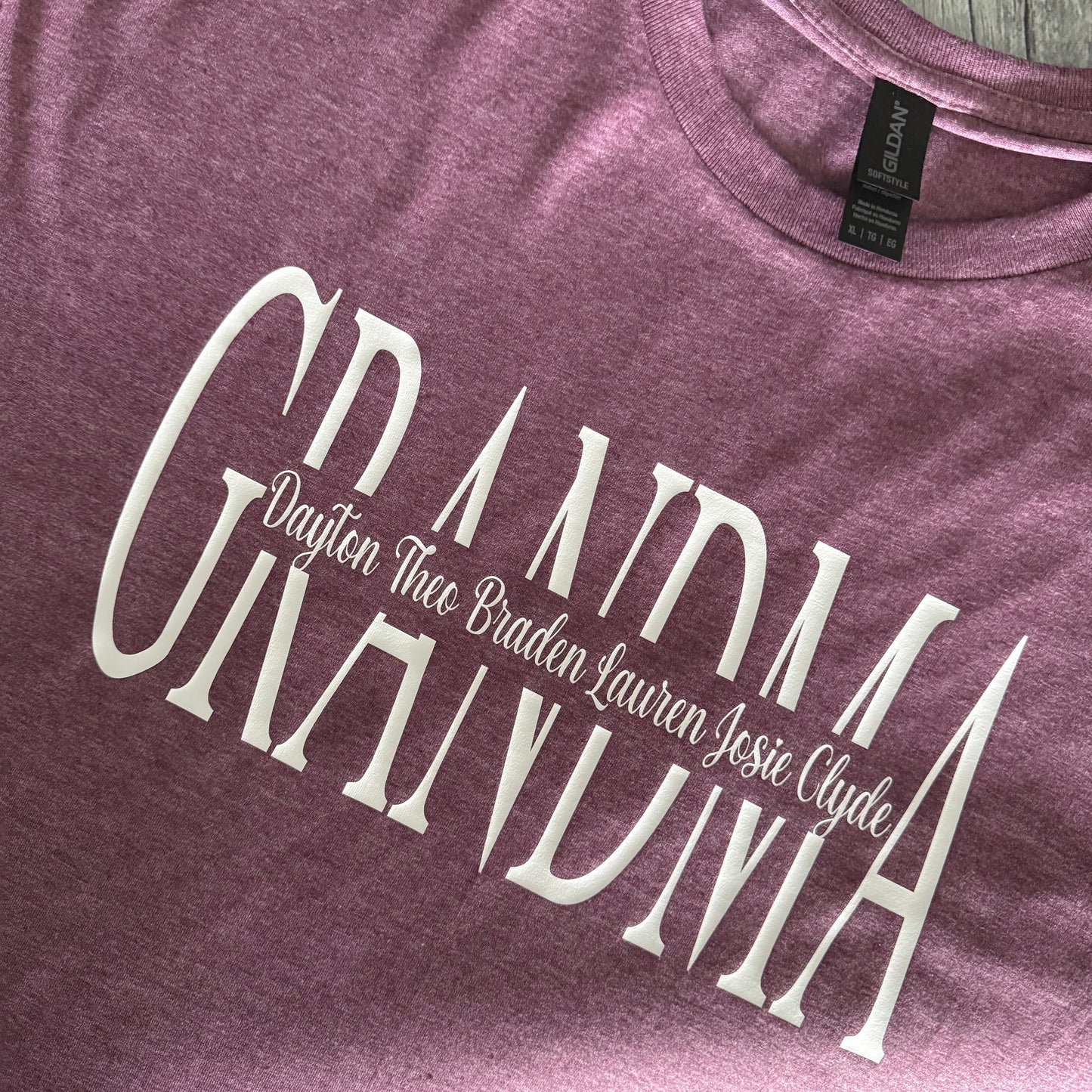 Mom - Dad - Grandma - Grandpa, Etc. Personalized Tees