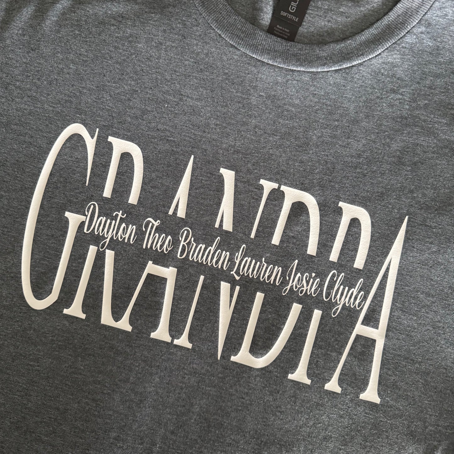 Mom - Dad - Grandma - Grandpa, Etc. Personalized Tees