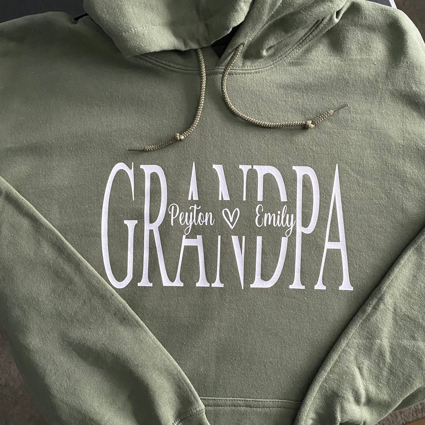 Dad - Grandpa - Papa, etc. Personalized Hoodies