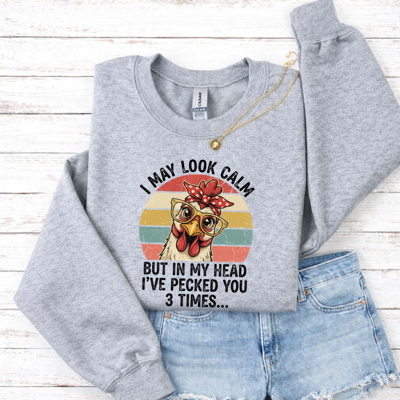 I May Look Calm Tees/Crewnecks/Hoodies