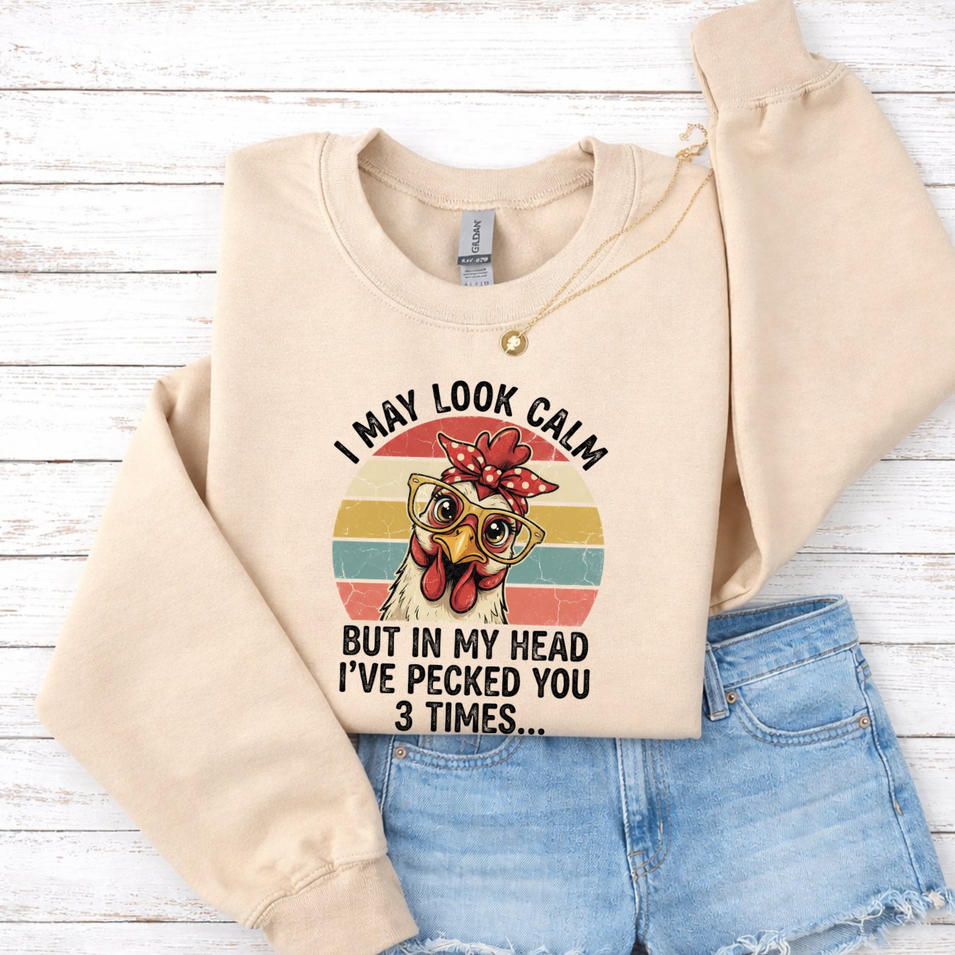 I May Look Calm Tees/Crewnecks/Hoodies