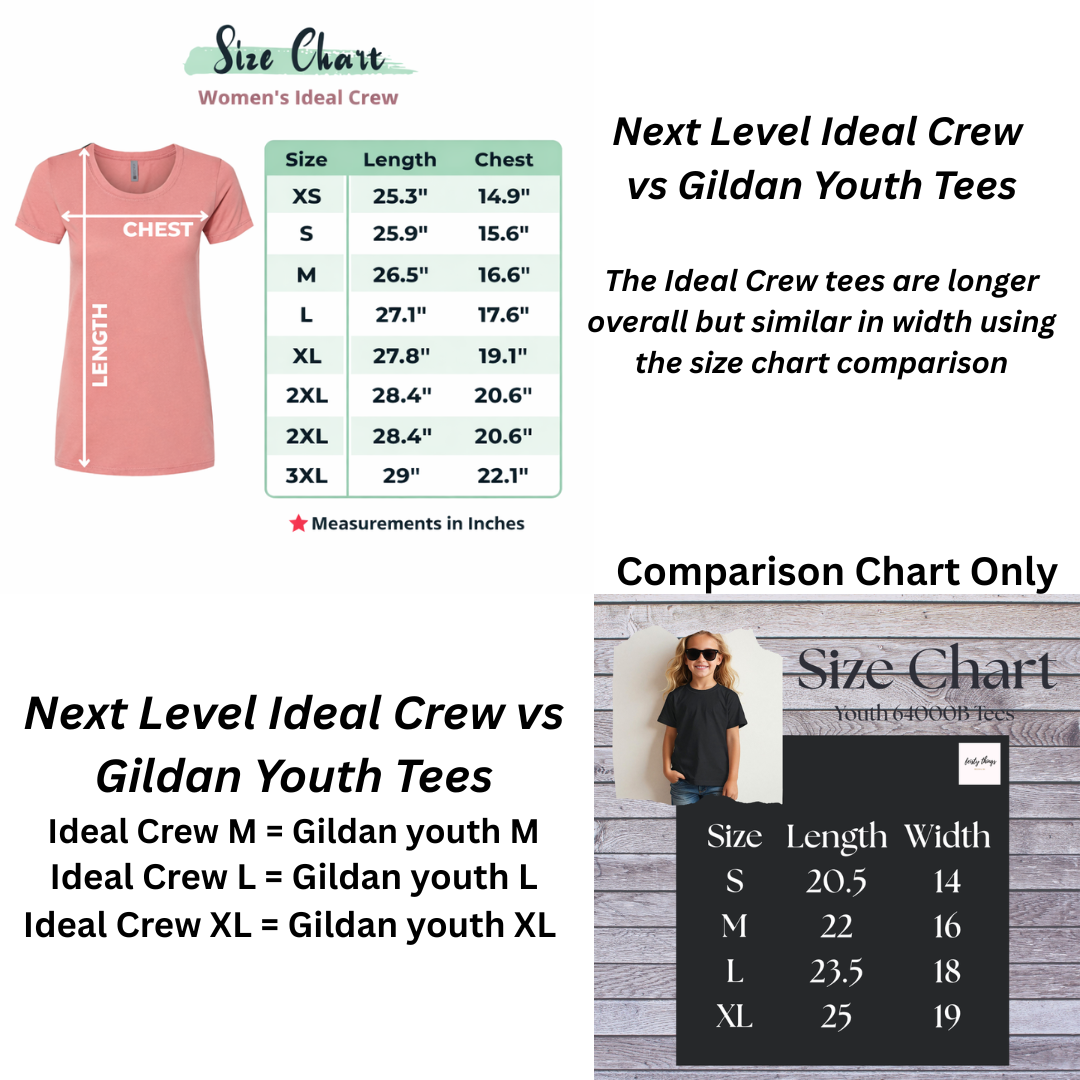 Be Kind Rainbow Ideal Fit Tees