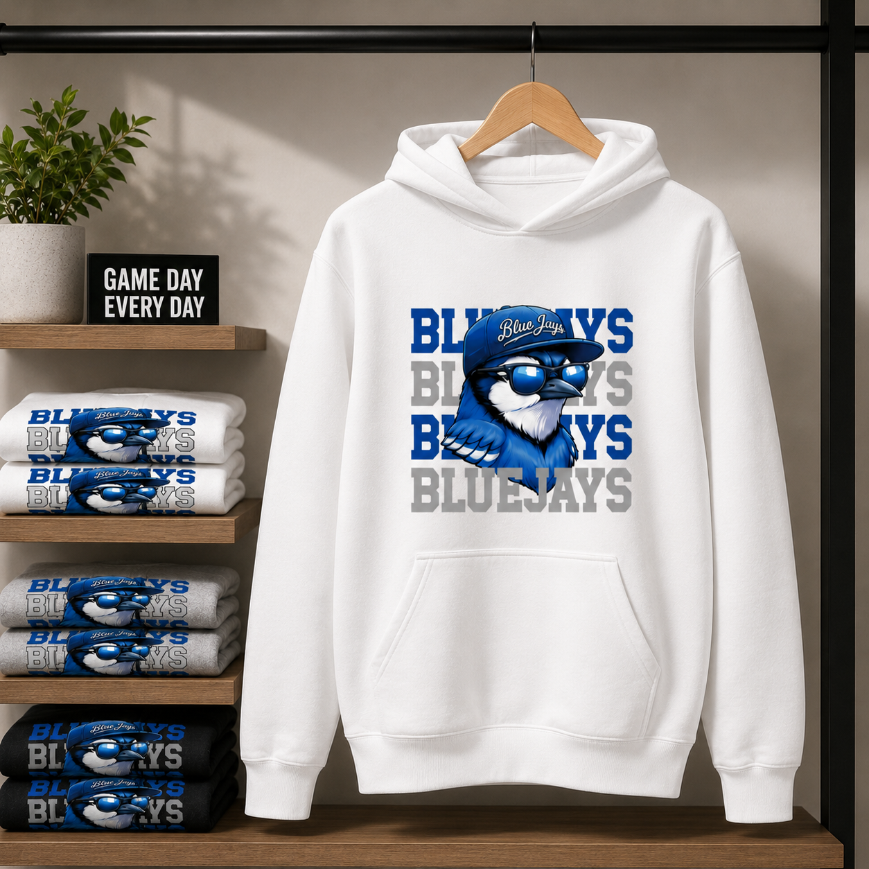 Blue Jays Ombre Tees/Crewnecks/Hoodies