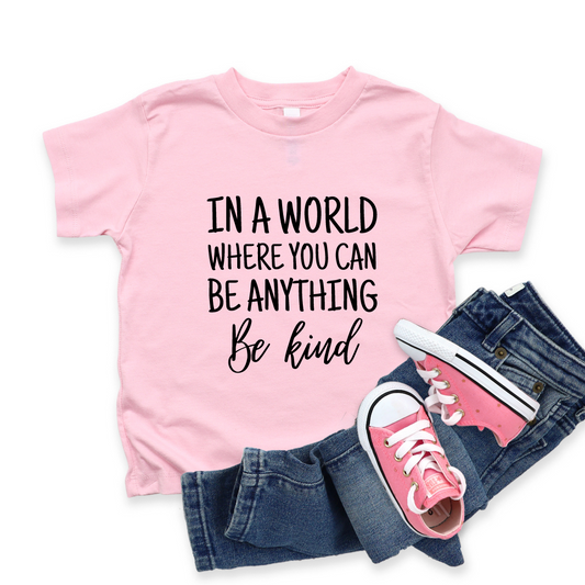In A World Youth Pink Tees