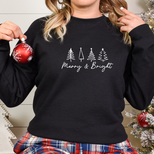 Merry & Bright Crewnecks