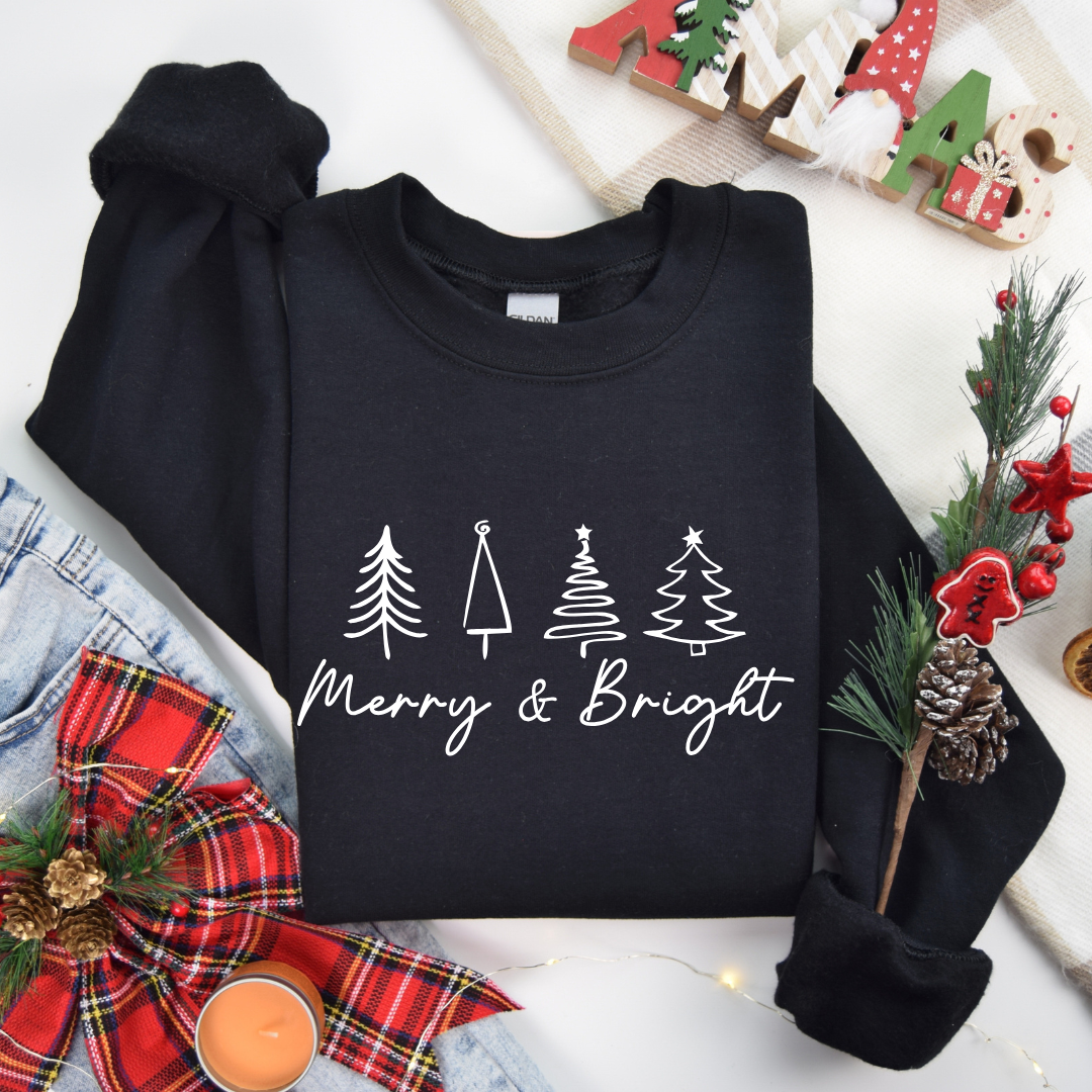 Merry & Bright Crewnecks