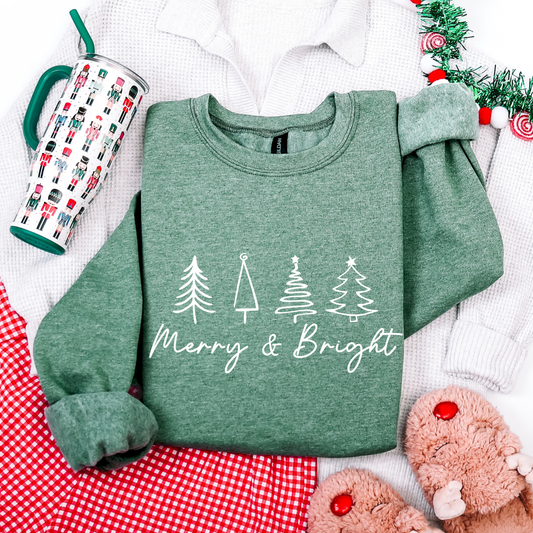 Merry & Bright Crewnecks