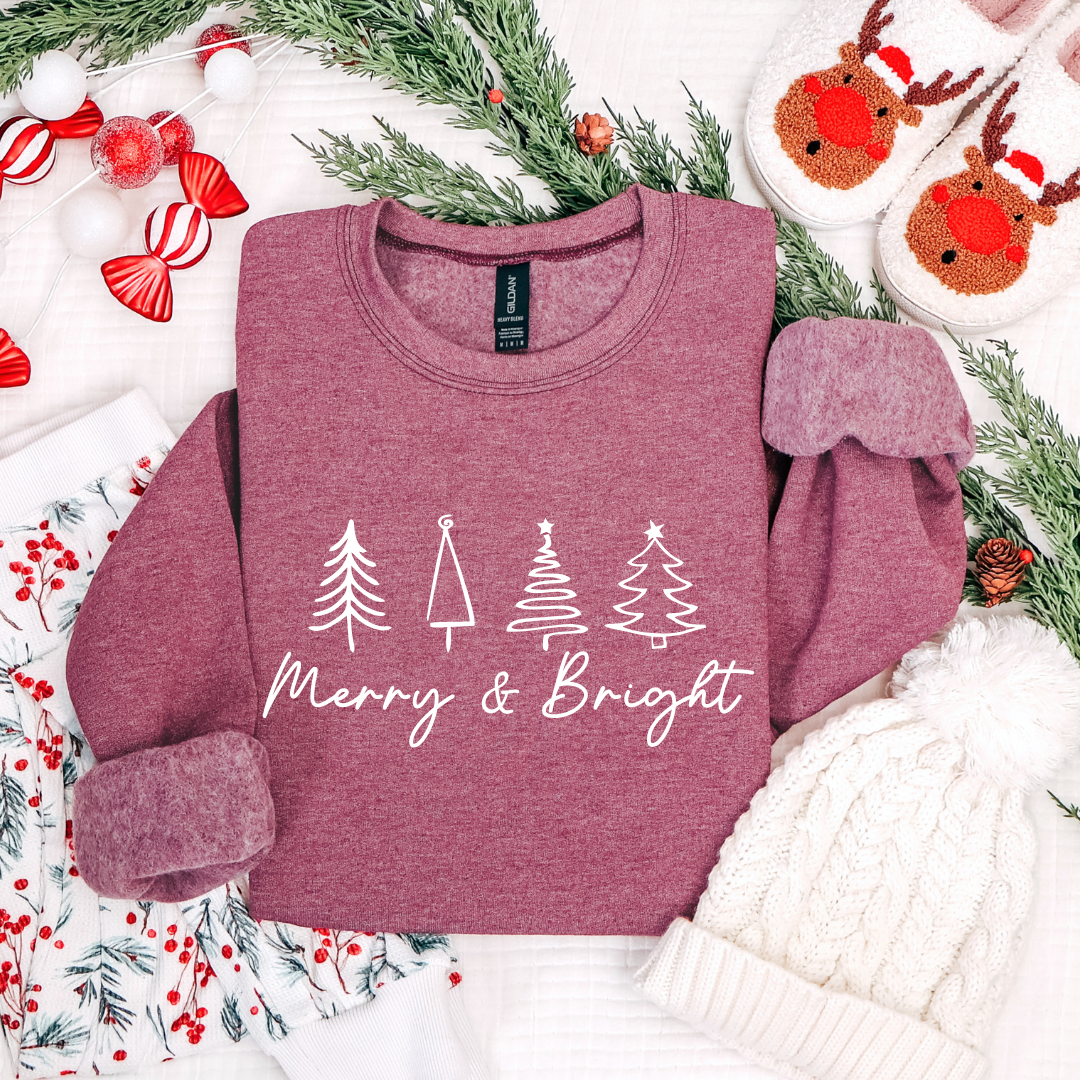 Merry & Bright Crewnecks