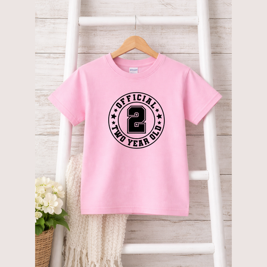 Official Birthday Kids Tees