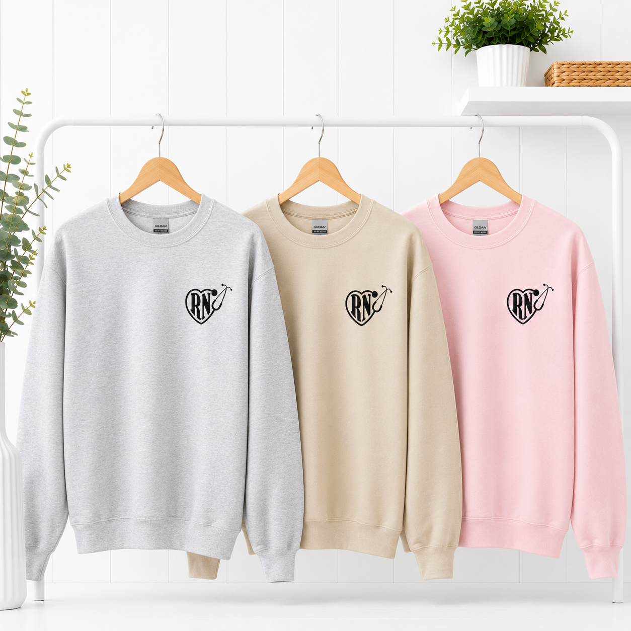RN Heart Tees/Crewnecks/Hoodies