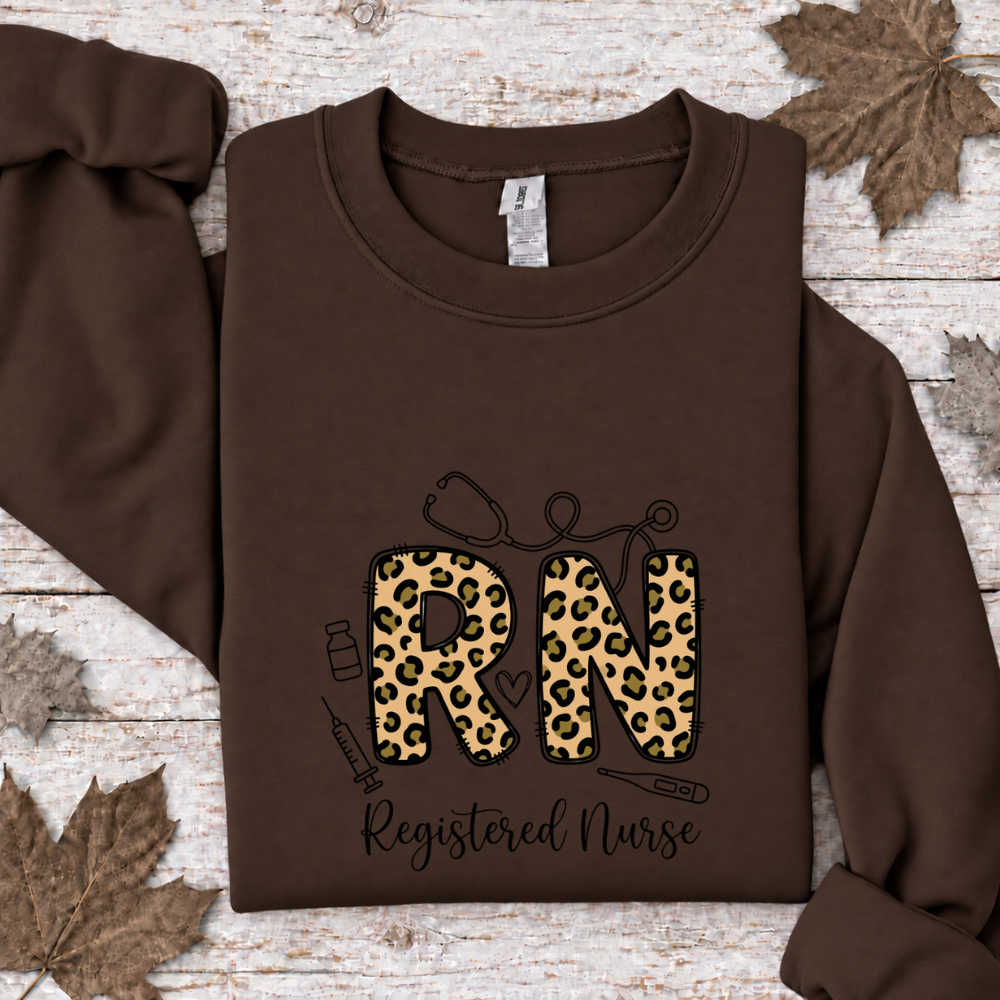 Registered Nurse Leopard Print