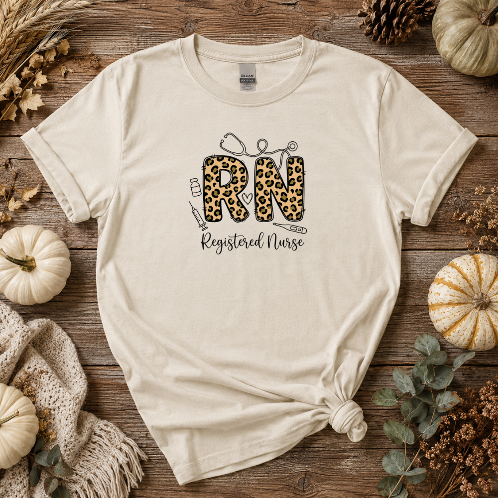 Registered Nurse Leopard Print
