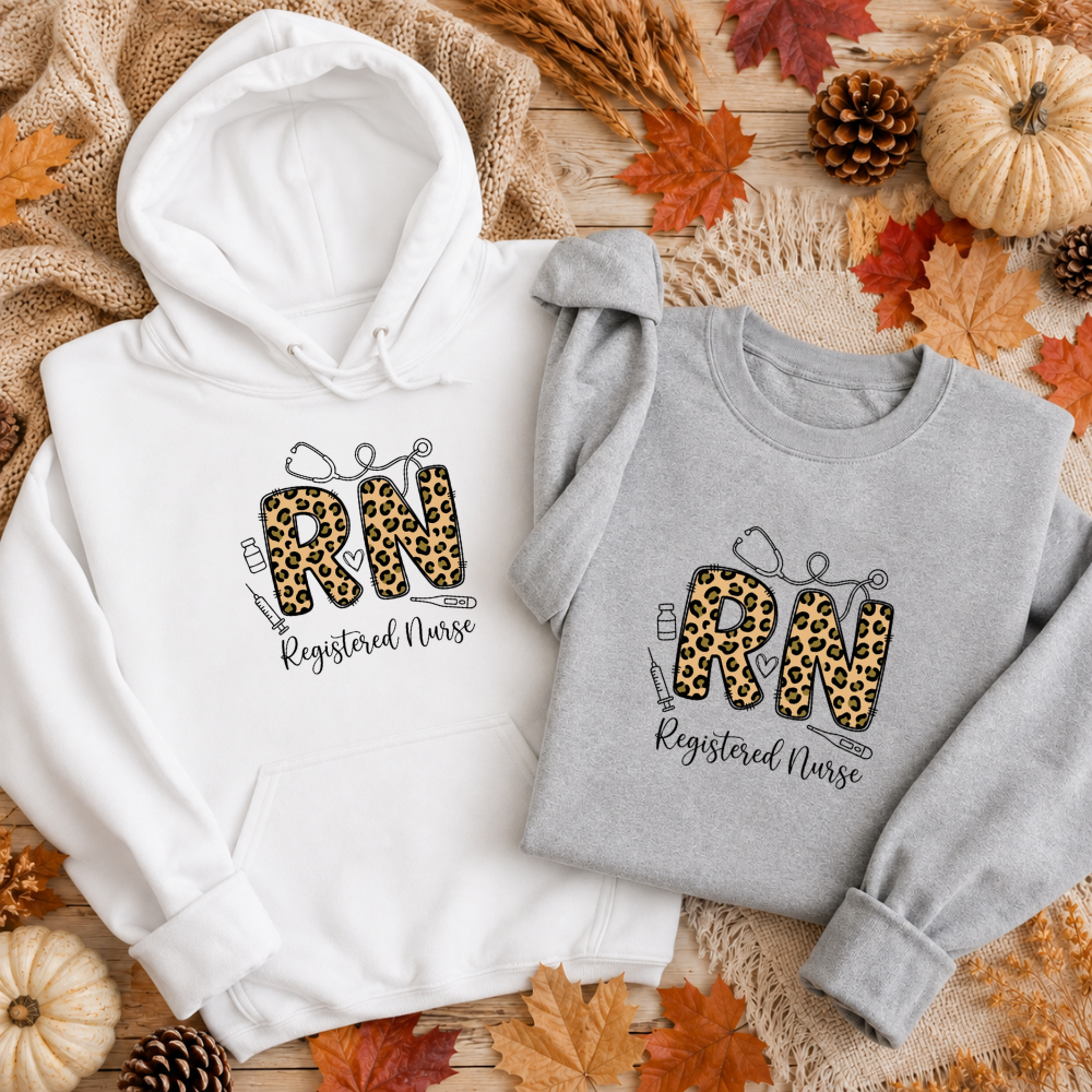 Registered Nurse Leopard Print