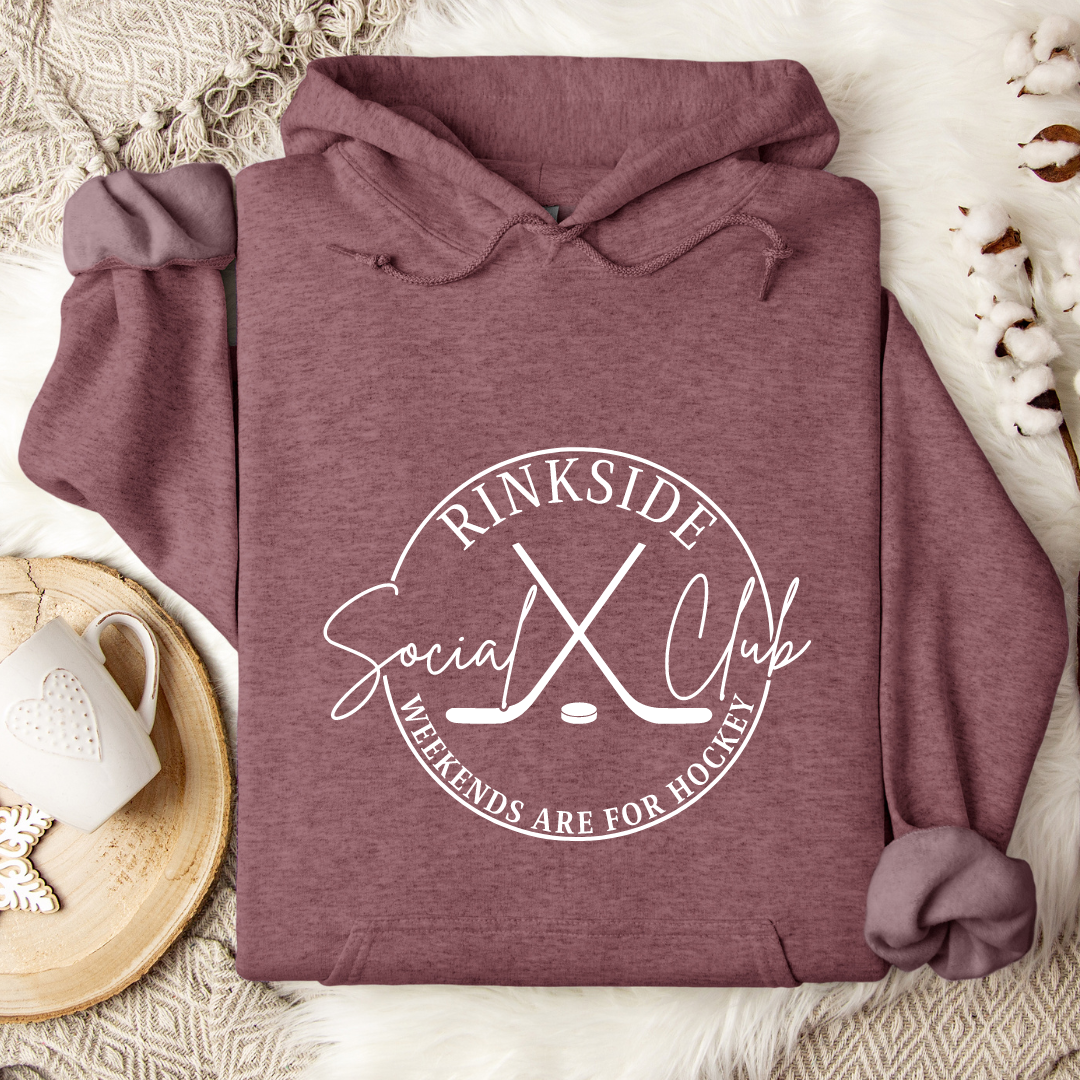 Rinkside Social Club Weekends Are For Hockey Crewnecks/Hoodies