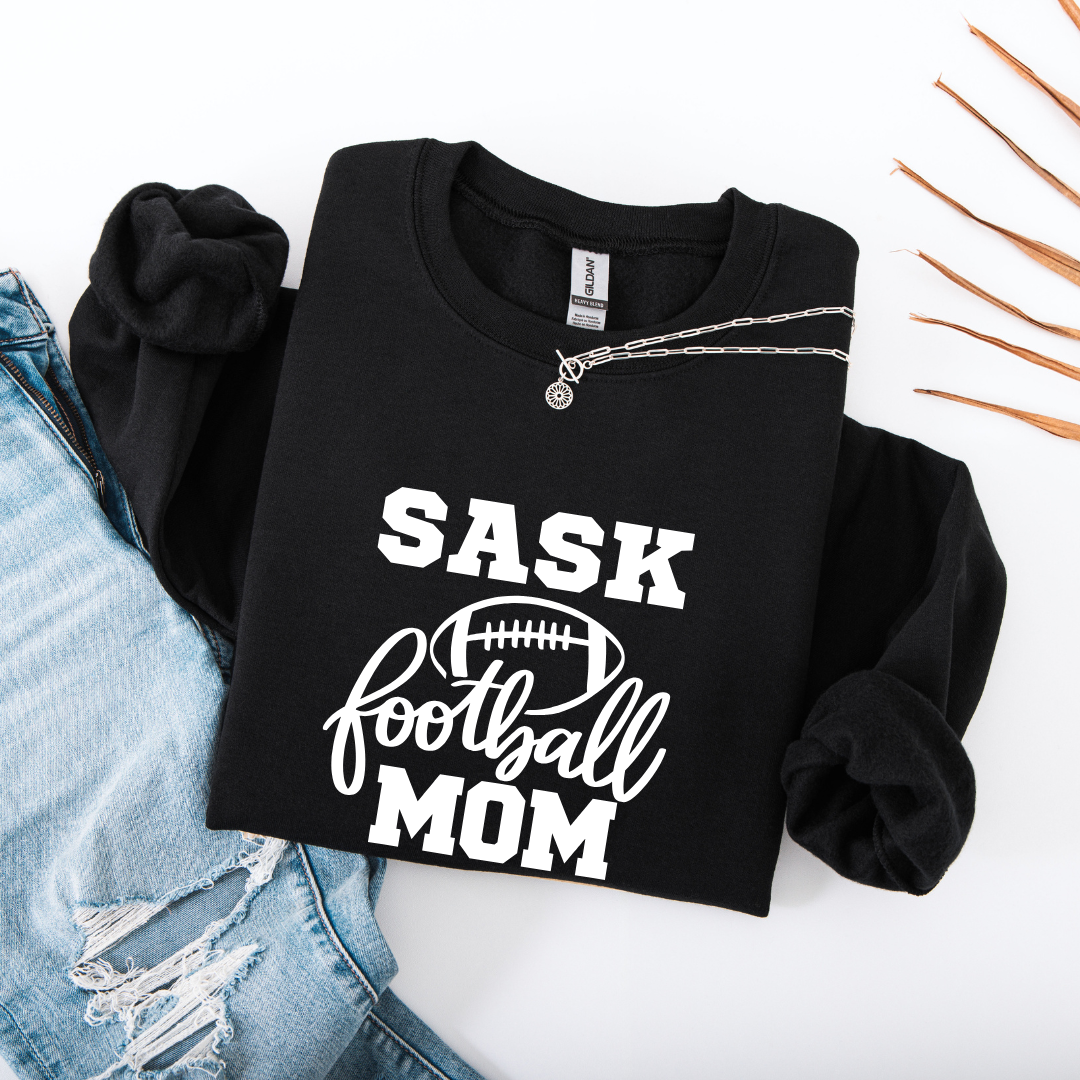 Sask Football Mom Crewnecks