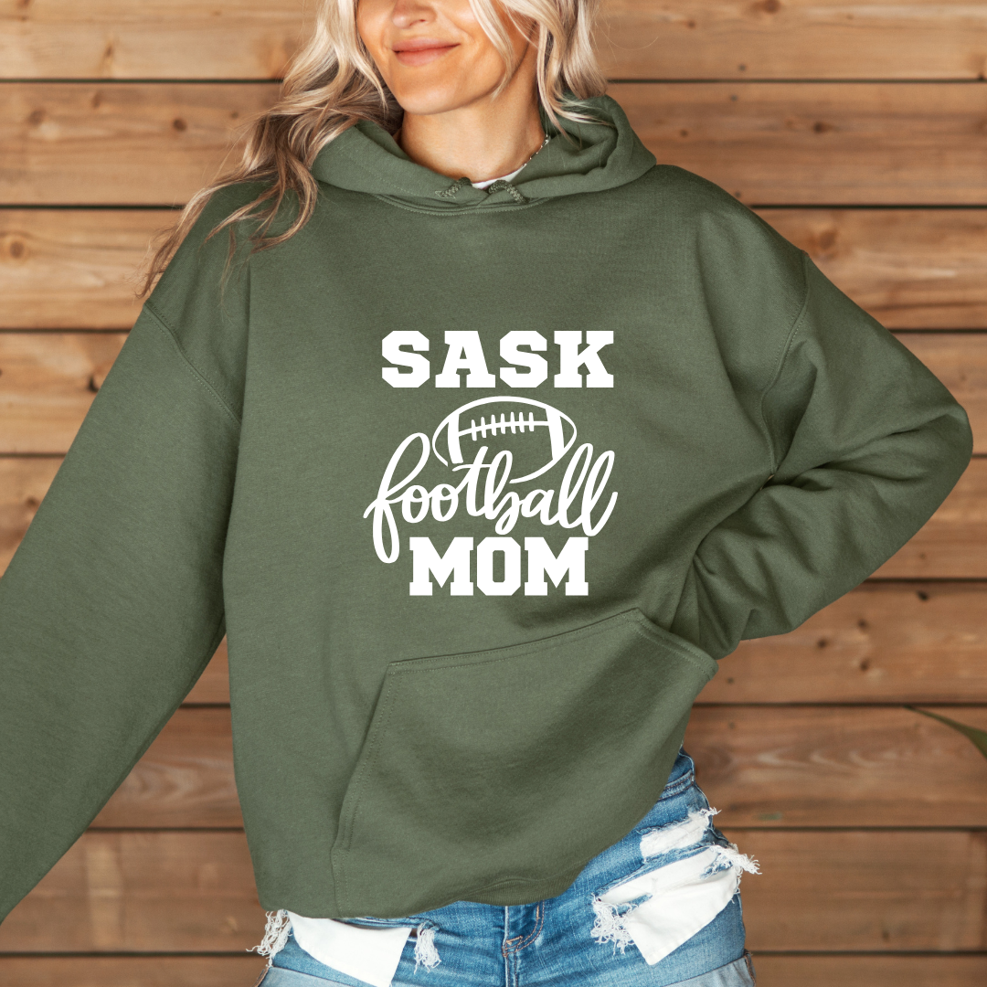 Sask Football Mom Hoodies