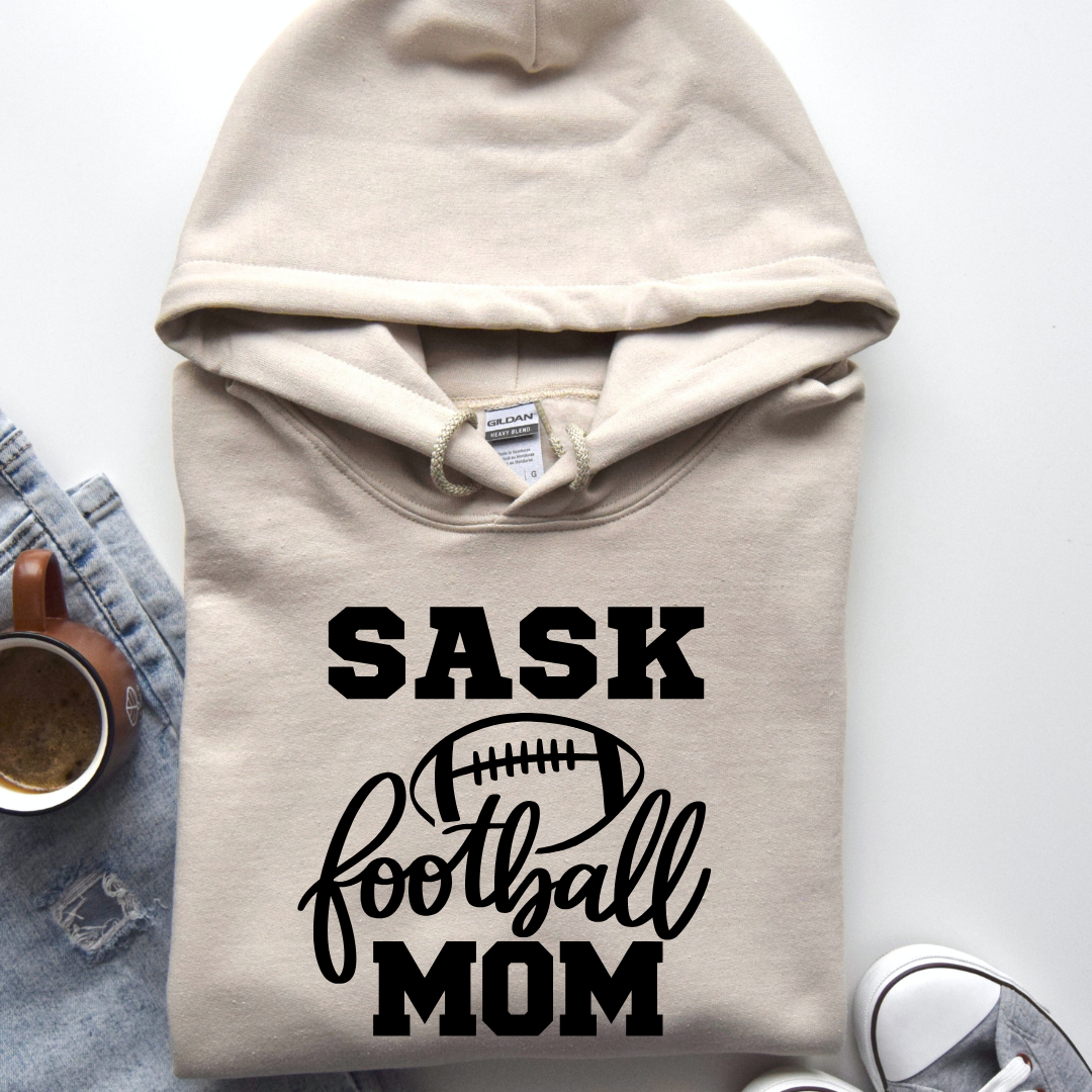 Sask Football Mom Hoodies