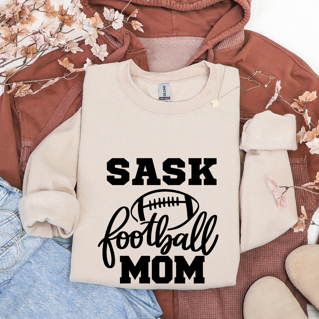 Sask Football Mom Crewnecks