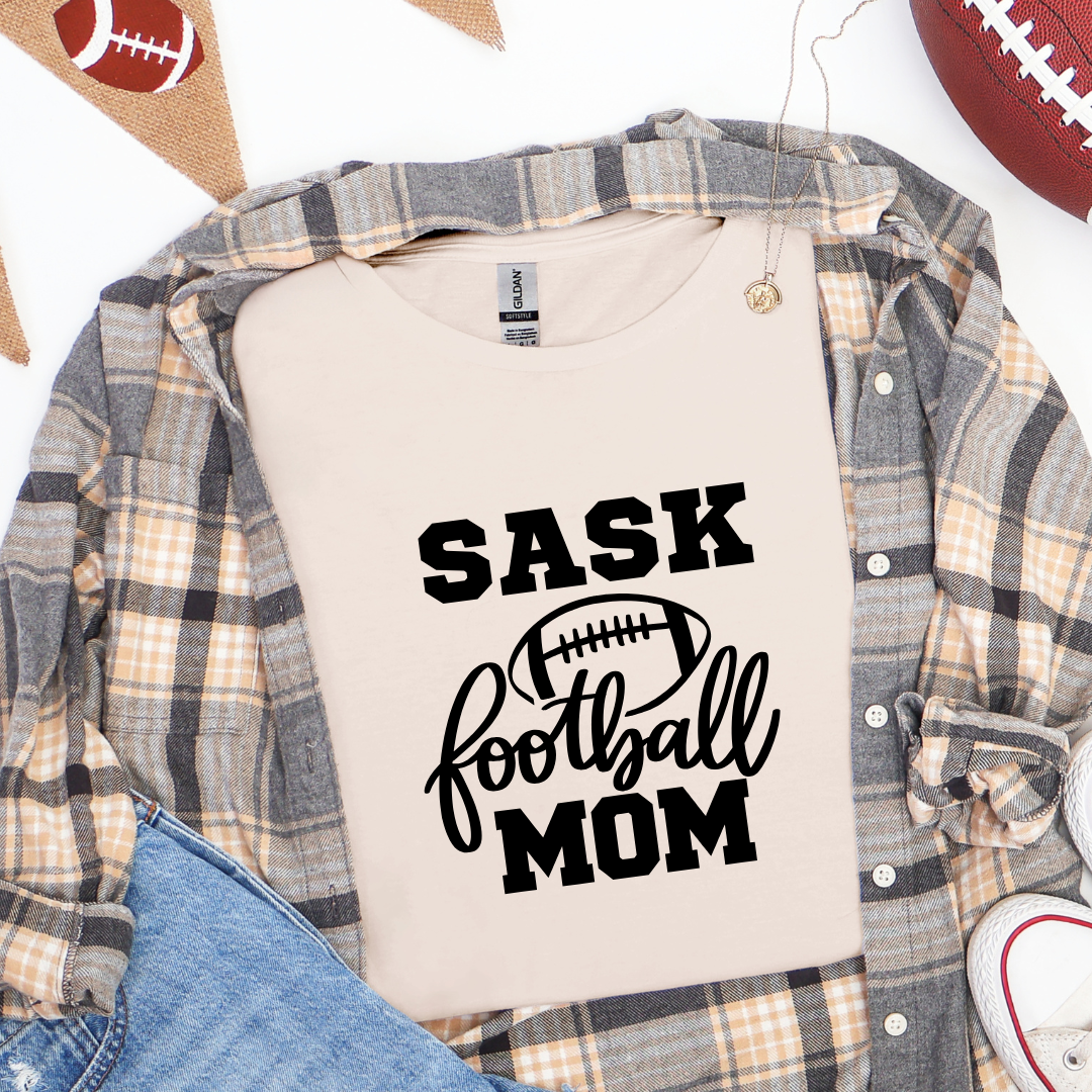 Sask Football Mom Tees