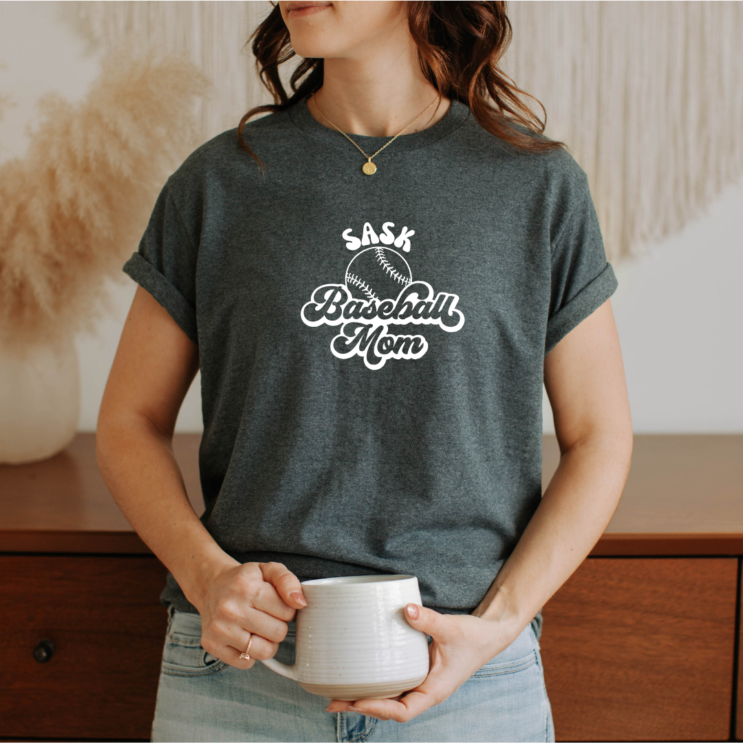 Sask Baseball Mom Tees