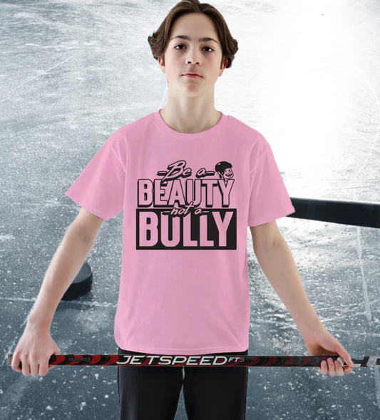 Be a Beauty Not a Bully Youth Pink Tees