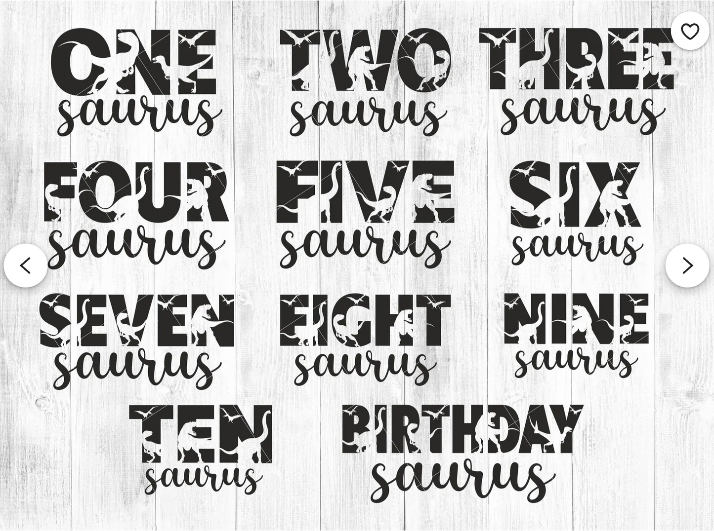 Birthday Saurus Kids Tees