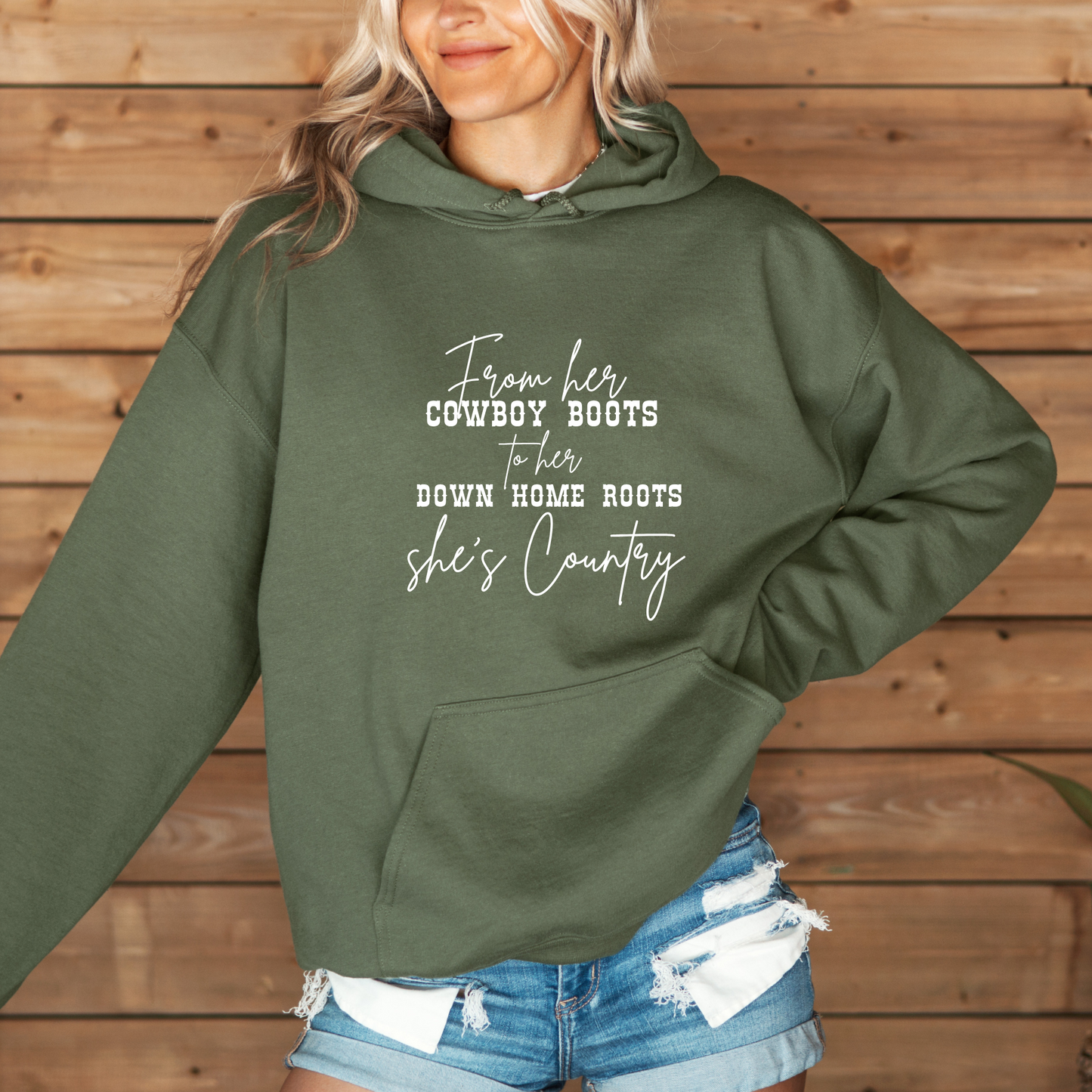 She's Country Hoodies