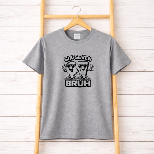 Six Seven Bruh Kids Tees