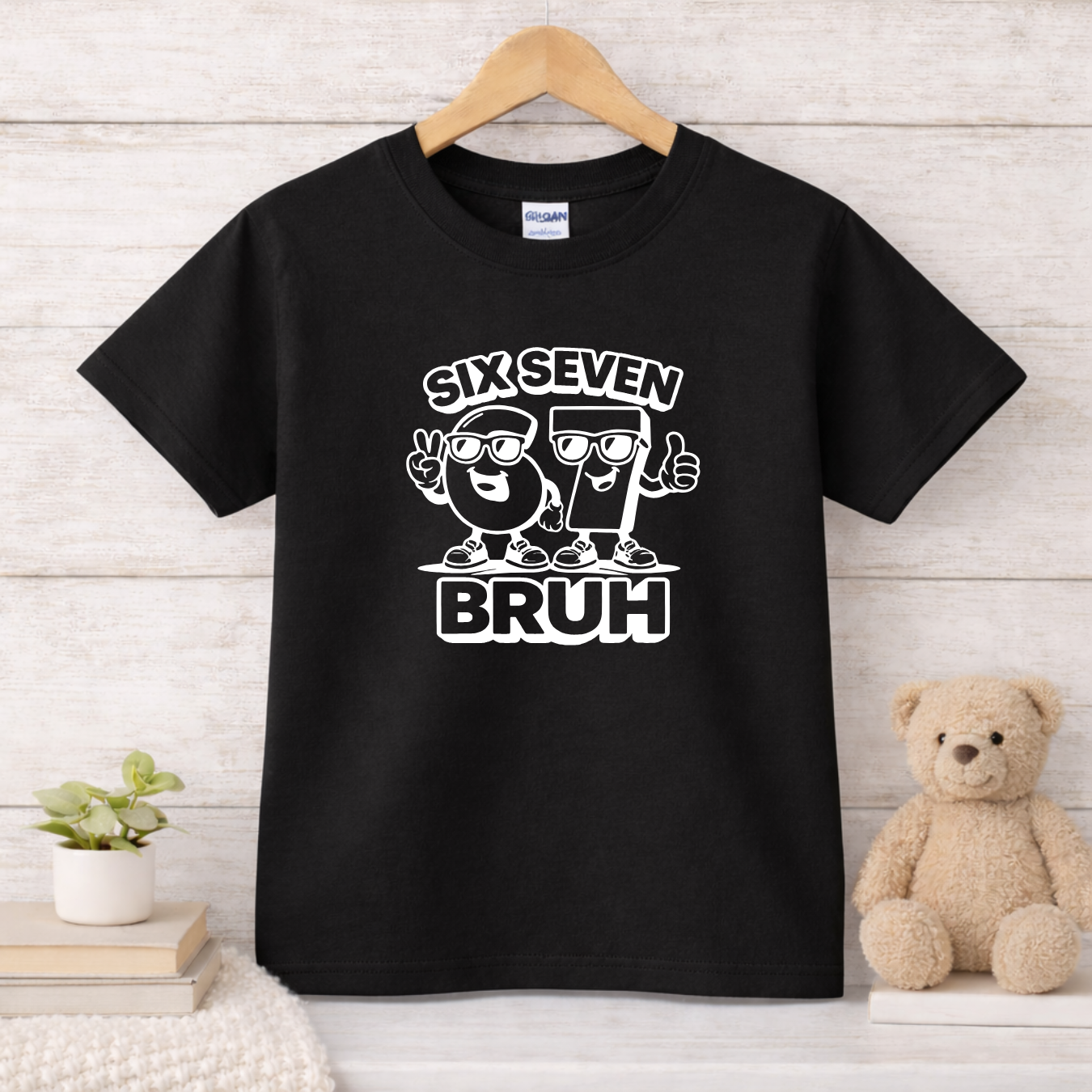 Six Seven Bruh Kids Tees