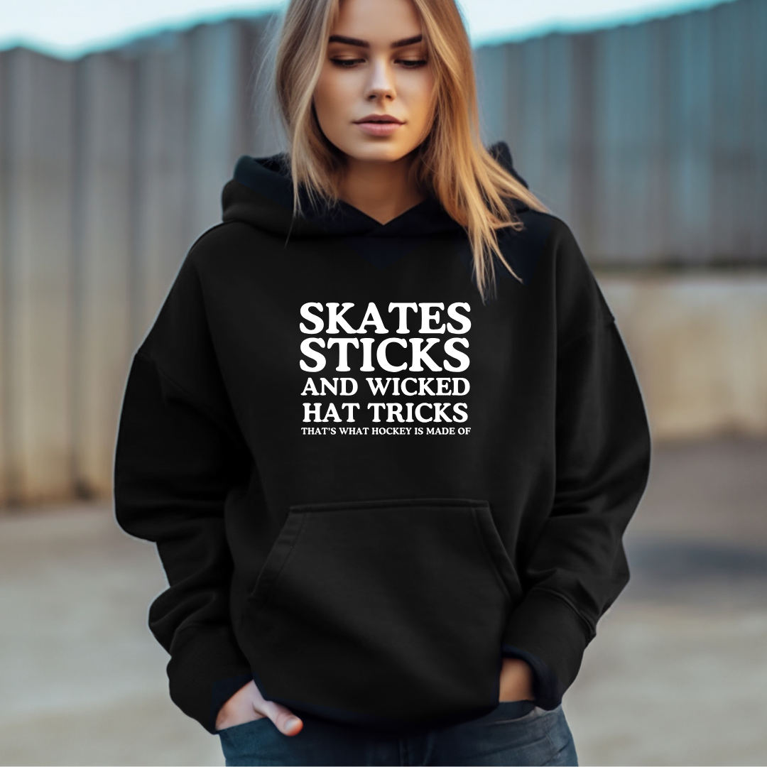 Skates Sticks Crewnecks/Hoodies